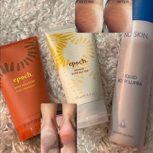 Nuskin Other - Body Care Trio- Nuskin body lufra, sole solution, and baobab body butter